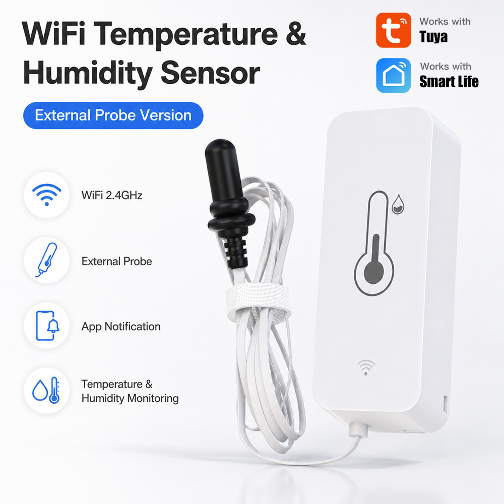 Aquarium Plants - Tuya WiFi Temperature Humidity Sensor With