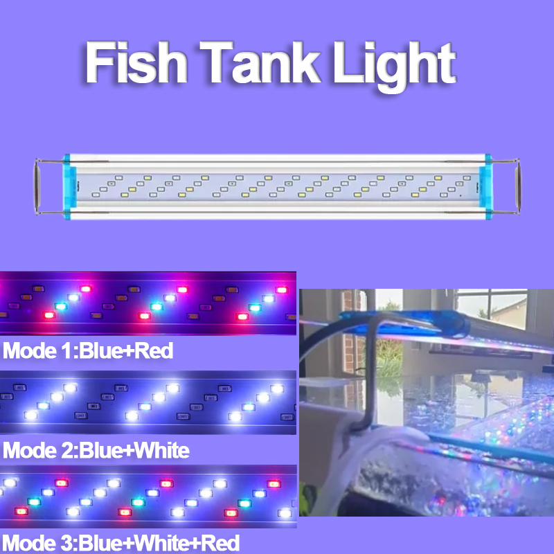 Aquarium Plant Grow Light - Fish Tank Light 18cm 28cm 38cm
