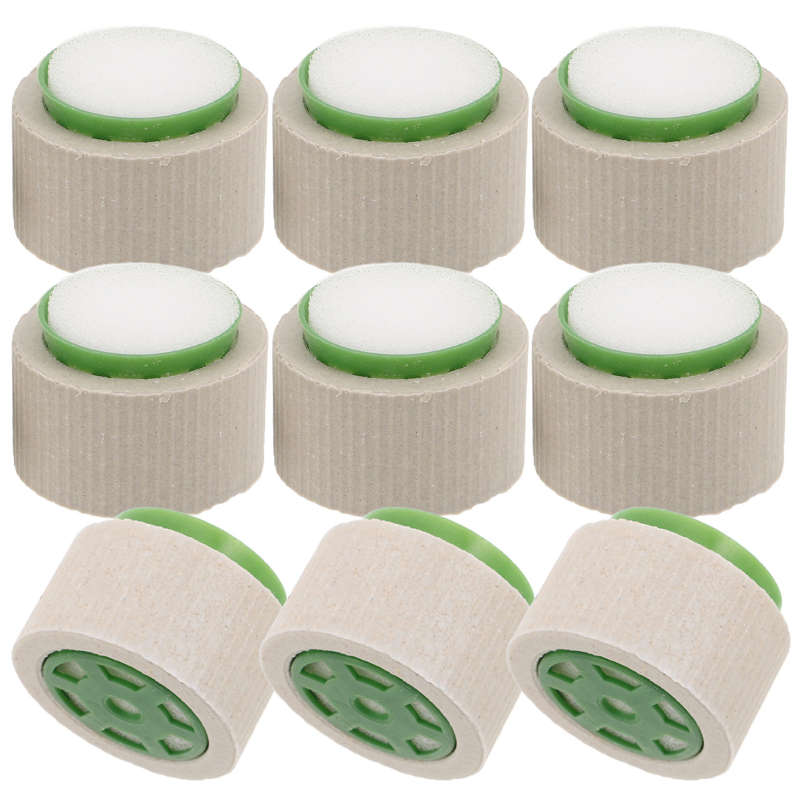 Aquarium Plant Display - 9Pcs Aquatic Plant Holder Ceramic Fixed