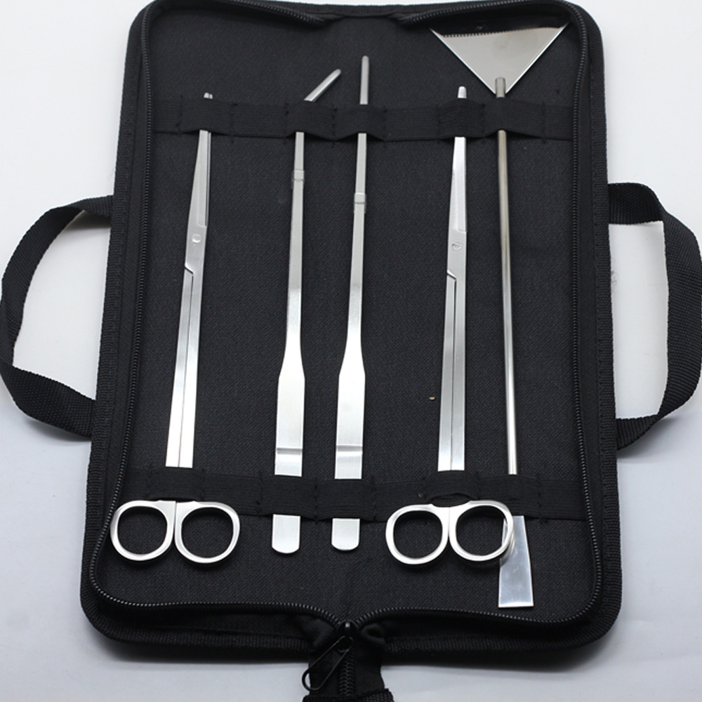 Planted Aquarium Tool Kit - 3/5Pcs/Set Aquarium Cleaning Tools Kit Tweezers