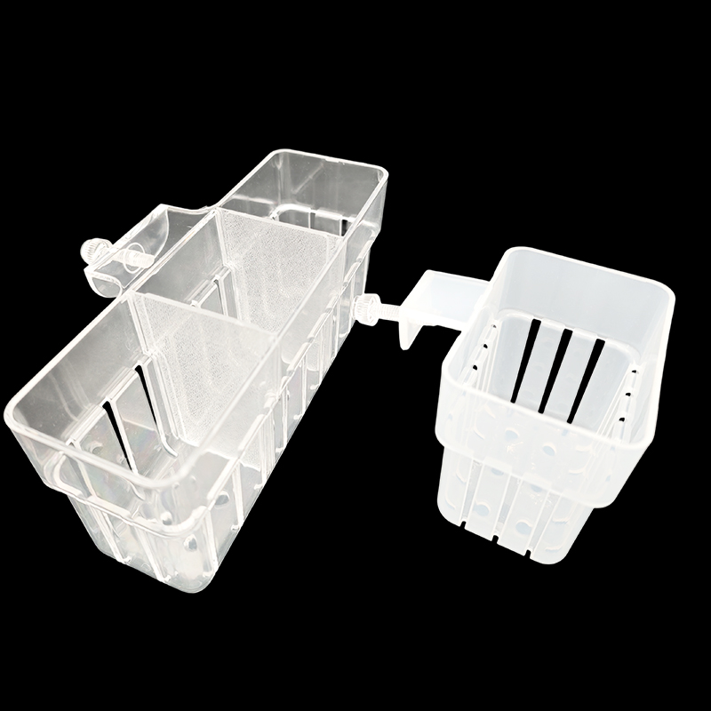Aquarium Plant Display - Aquarium Transparent Hydroponic Basket Wall-Mounted Emergent