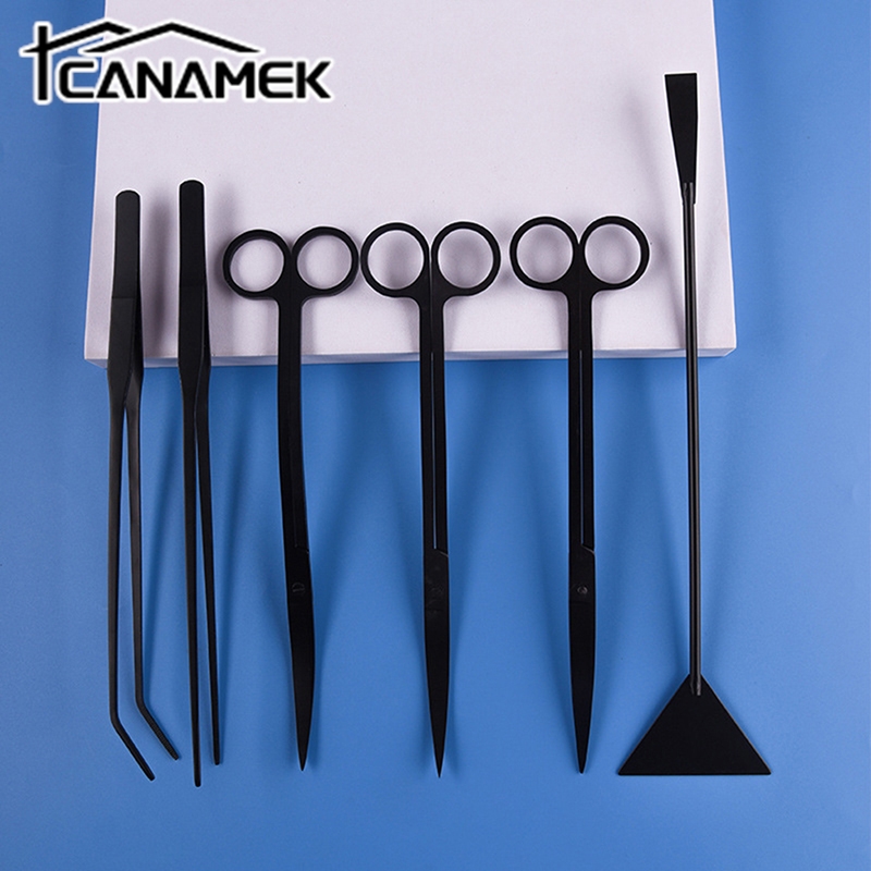 Planted Aquarium Tool Kit - 4/5/6PCS Stainless Steel Aquarium Fish Tank