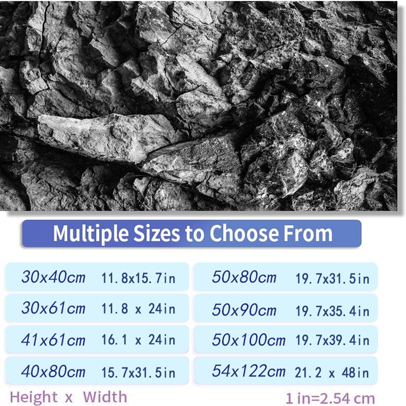 3D Effect Black Stone Aquarium - Aquarium Planted Seeds review and price