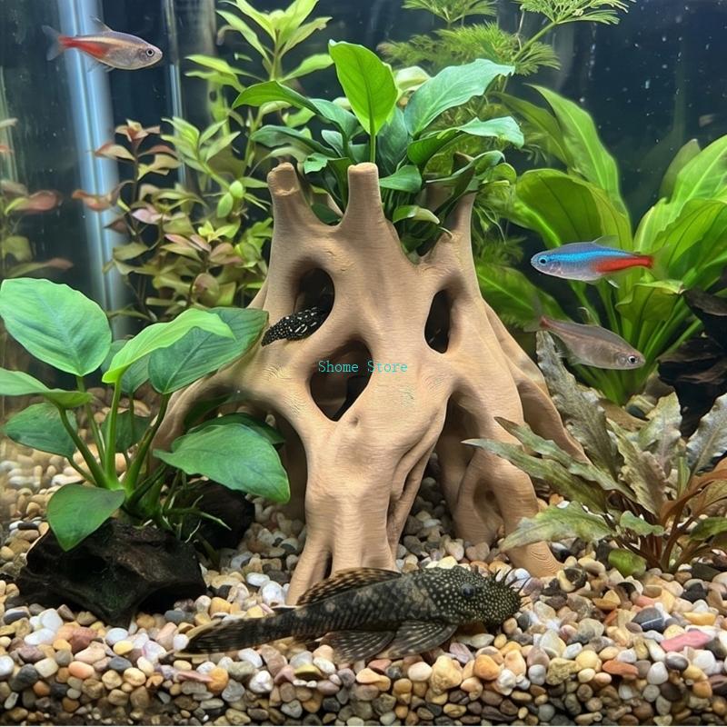 Natural Root Cave Fish Hideout - Aquarium Plant Root Tabs review and price