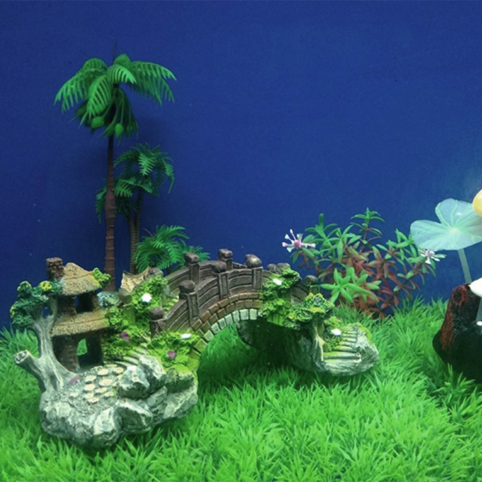 Fish Tank Artificial Bridge Re - Aquarium Planted Seeds review and price