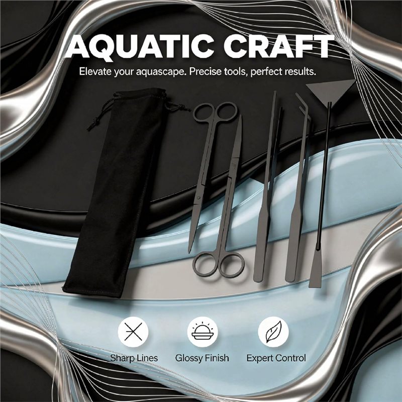 TFORU-Long Black Stainless Ste - Planted Aquarium Tool Kit review and price