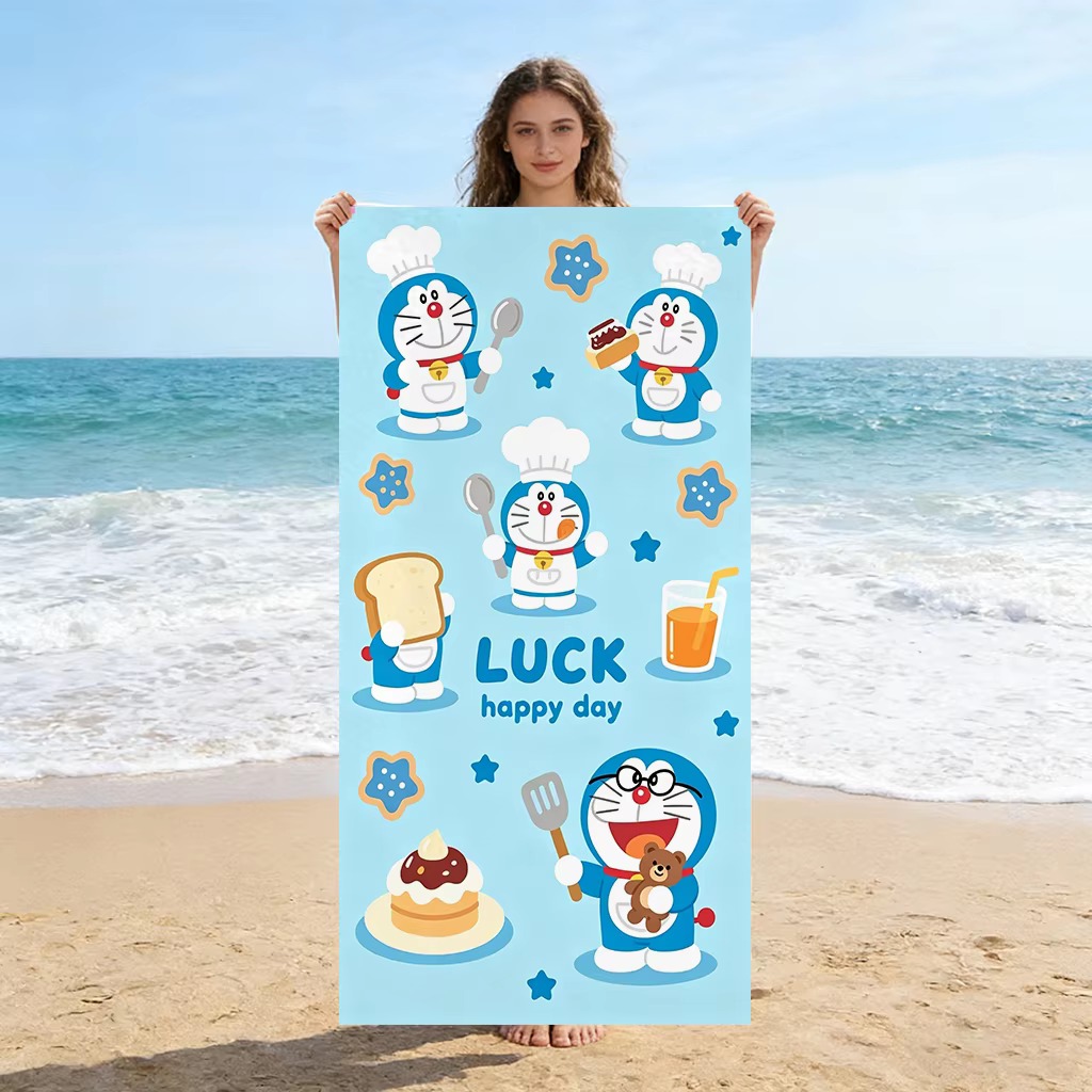 Doraemon Beach Towel Purple Gh - Aquarium Zombie review and price