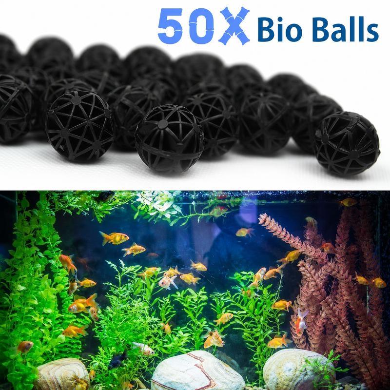 50Pcs 16mm Aquarium Bio Filter - Aquarium Planted Fish review and price