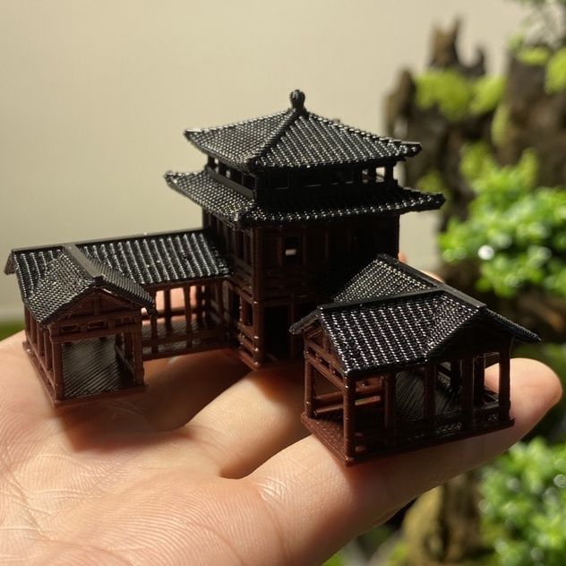 Plastics Chinese Style Ancient - Planted Aquarium Models review and price