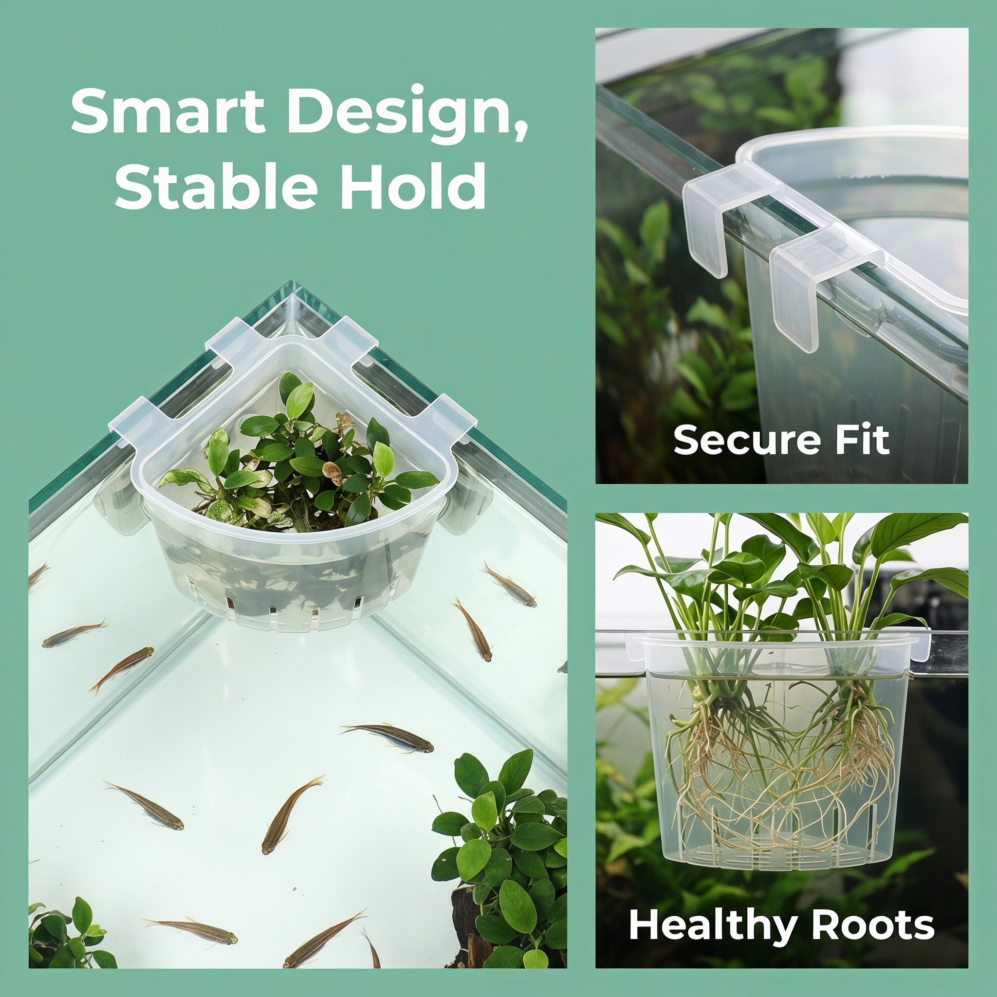 4Pcs Aquarium Hanging Corner P - Aquarium Planted Fish review and price