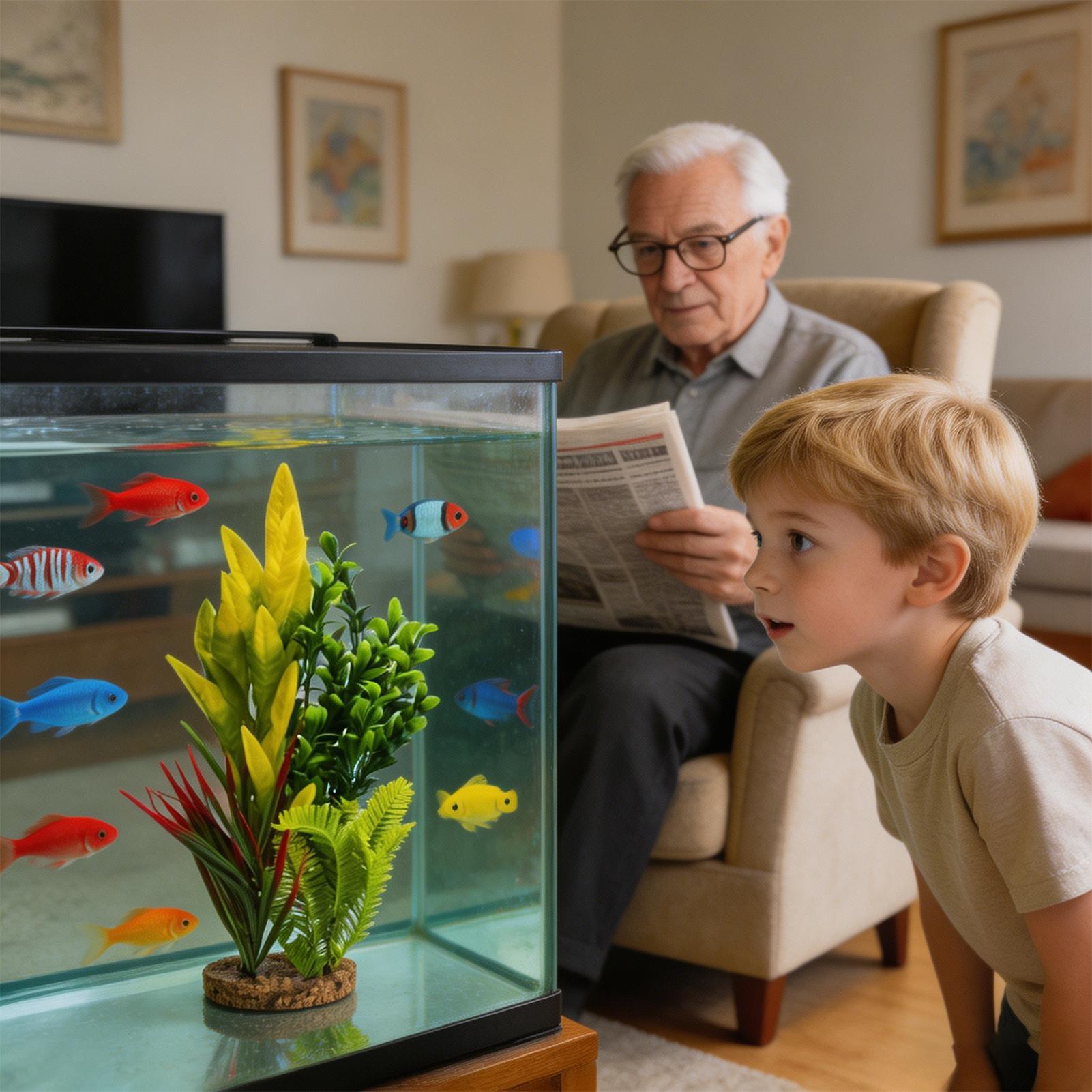 Artificial Plants For Aquarium - Planted Aquarium For Beginners review and price
