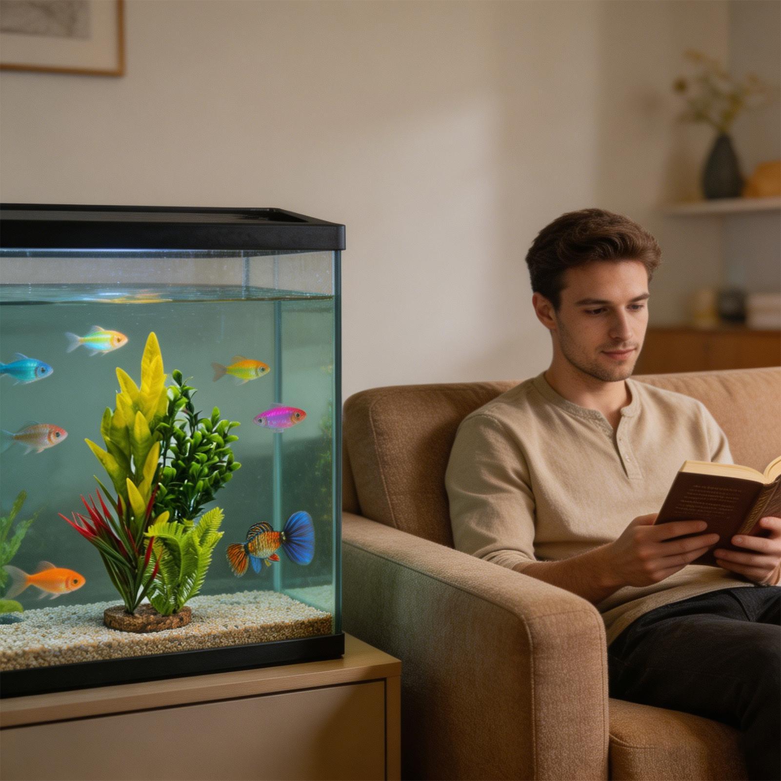 Artificial Plants For Aquarium - Planted Aquarium For Beginners review and price