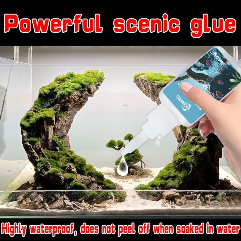 Aquarium Landscape Glue, Quick - Planted Aquarium Moss review and price