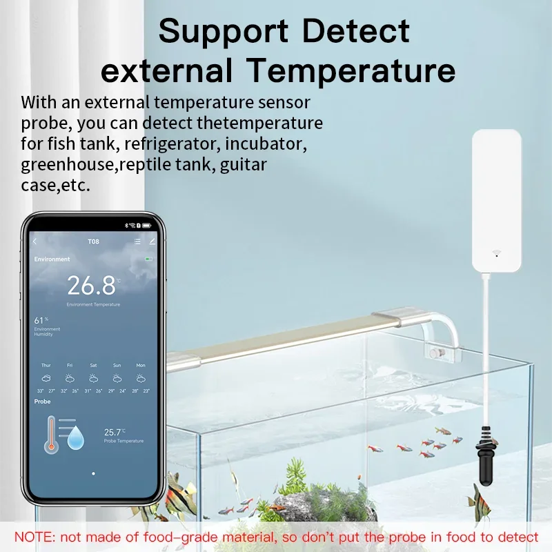 Tuya WiFi Temperature Humidity - Aquarium Plants review and price