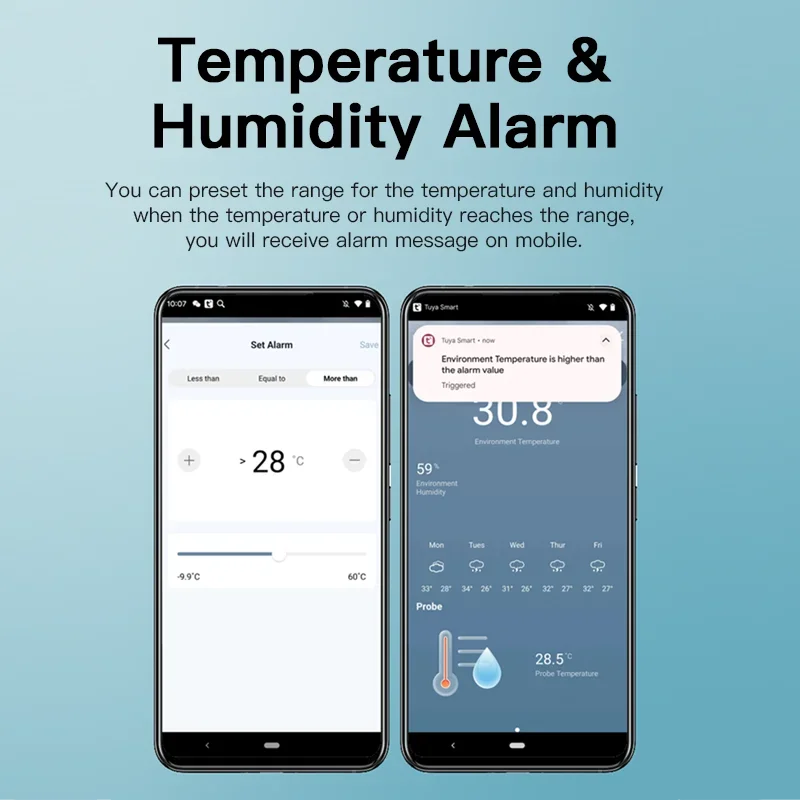 Tuya WiFi Temperature Humidity - Aquarium Plants review and price