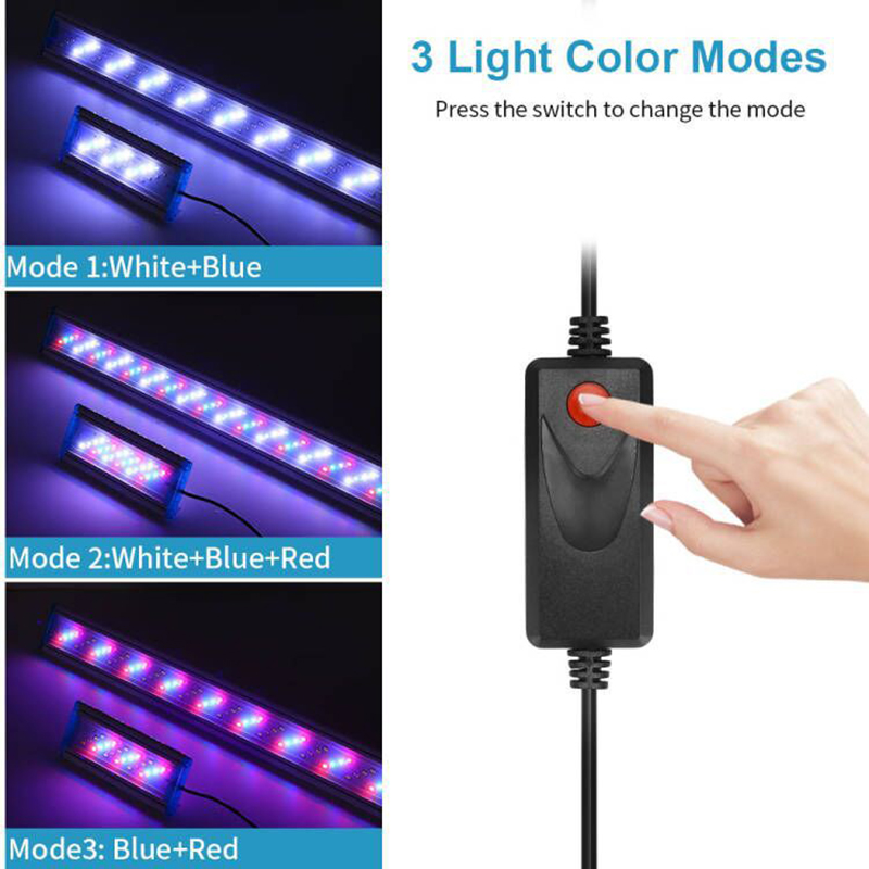 Fish Tank Light 18cm 28cm 38cm - Aquarium Plant Grow Light review and price