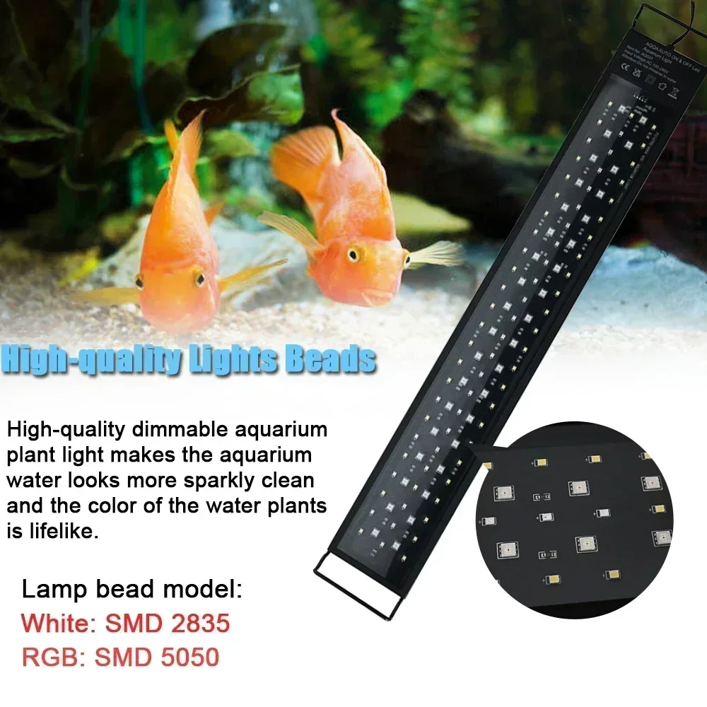 IP68 Waterproof Aquarium LED L - Aquarium Plant Grow Light review and price