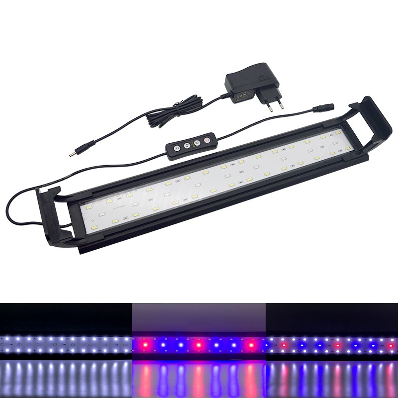 Aquarium LED Light for 16-64CM - Aquarium Plant Grow Light review and price