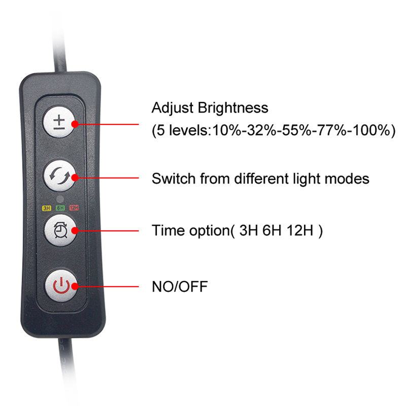 Aquarium LED Light for 16-64CM - Aquarium Plant Grow Light review and price