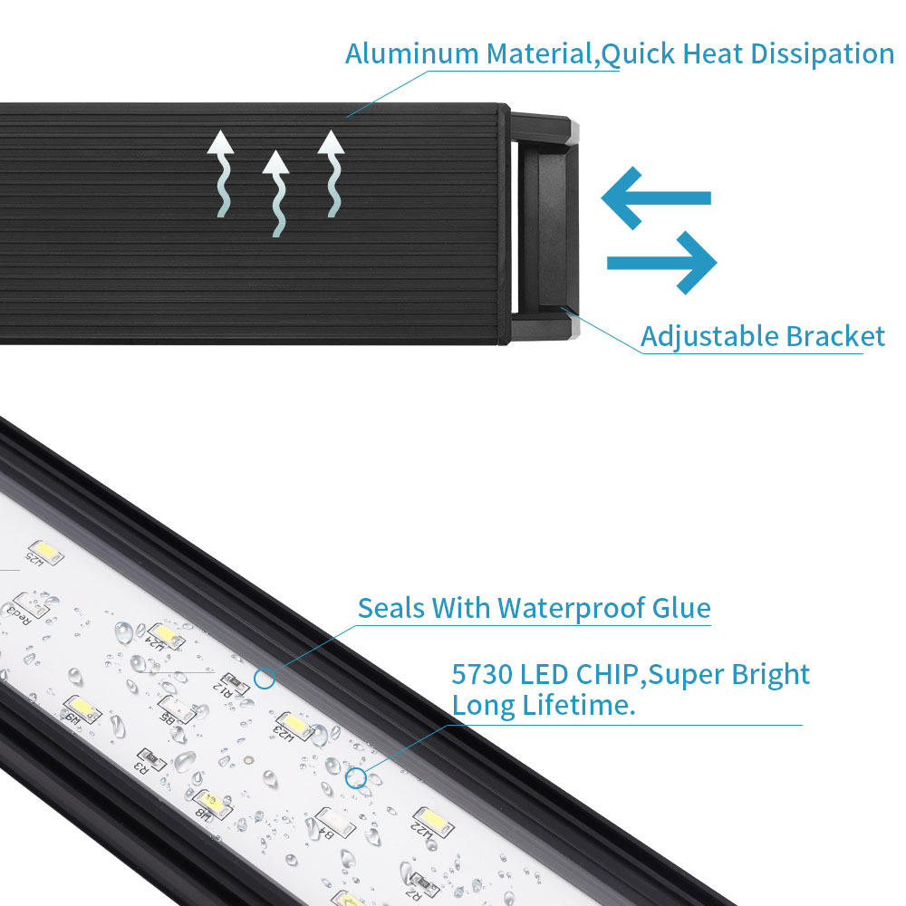 Adjustable Brightness of Fish  - Aquarium Plant Grow Light review and price