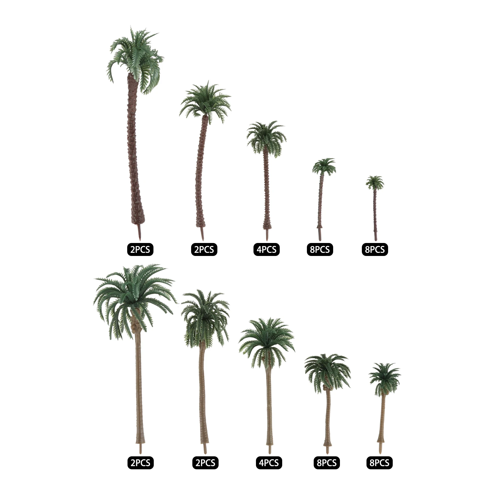 48Pcs Plastic Palm Tree Miniat - Planted Aquarium Models review and price
