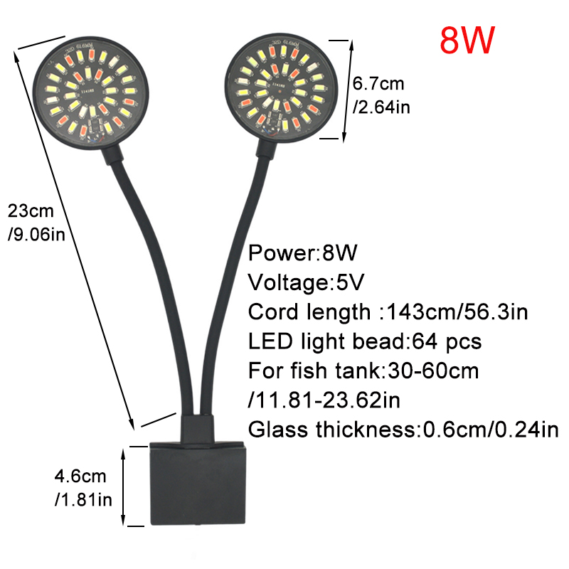 USB Aquarium LED Light Fish Ta - Aquarium Plant Grow Light review and price