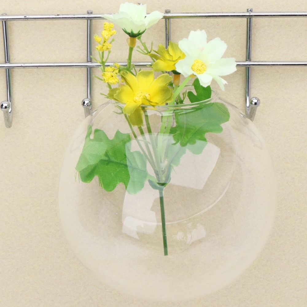 Transparent Glass Vase Wall Ha - Aquarium Plant Display review and price