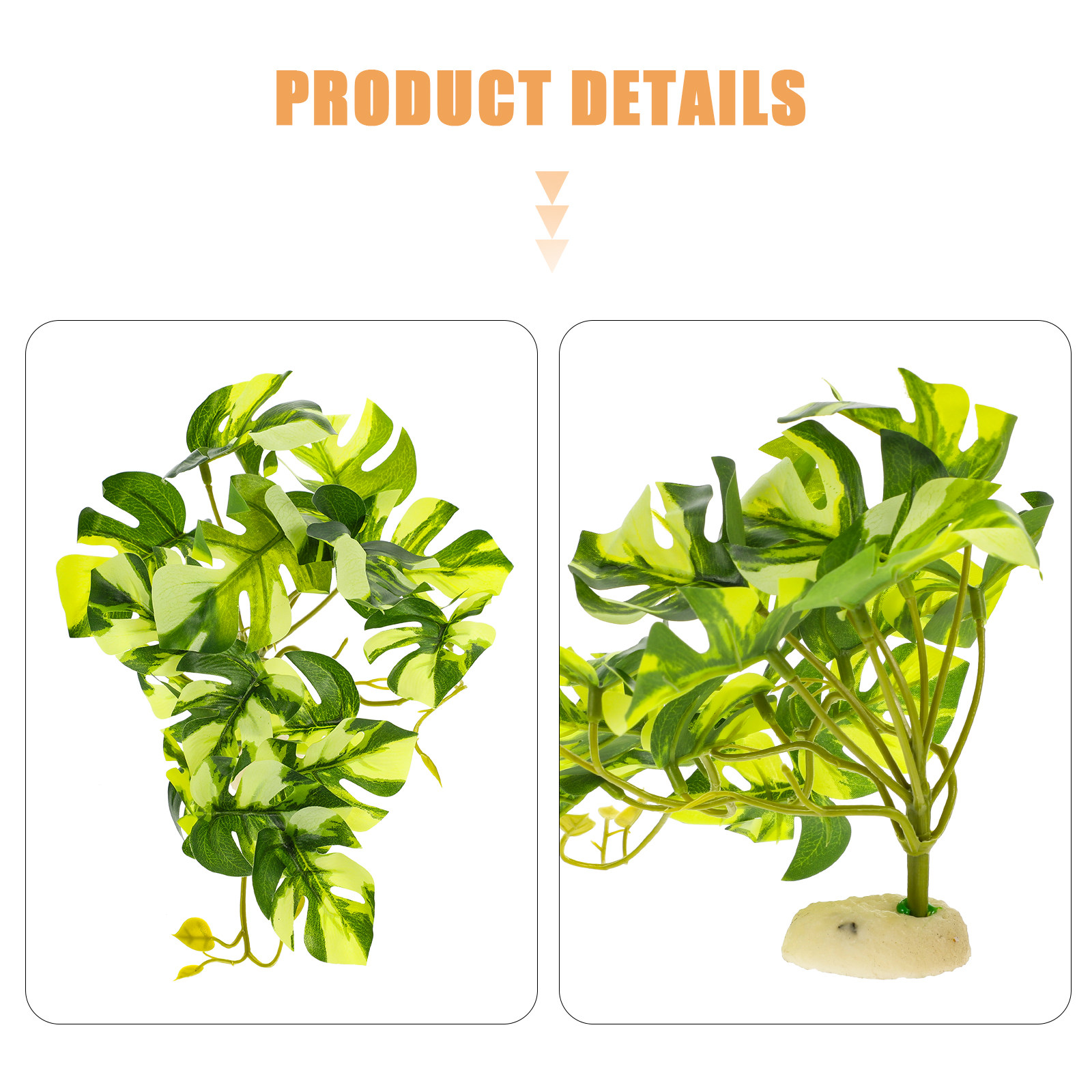 Lifelike Resin Reptile Terrari - Aquarium Planted Fish review and price