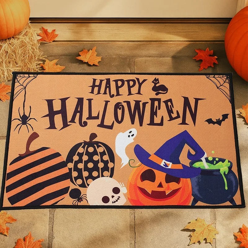 Halloween Pumpkin Doormat Hall - Aquarium Zombie review and price