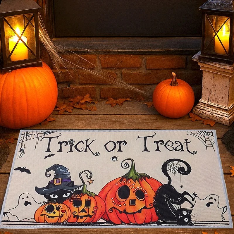 Halloween Pumpkin Doormat Hall - Aquarium Zombie review and price