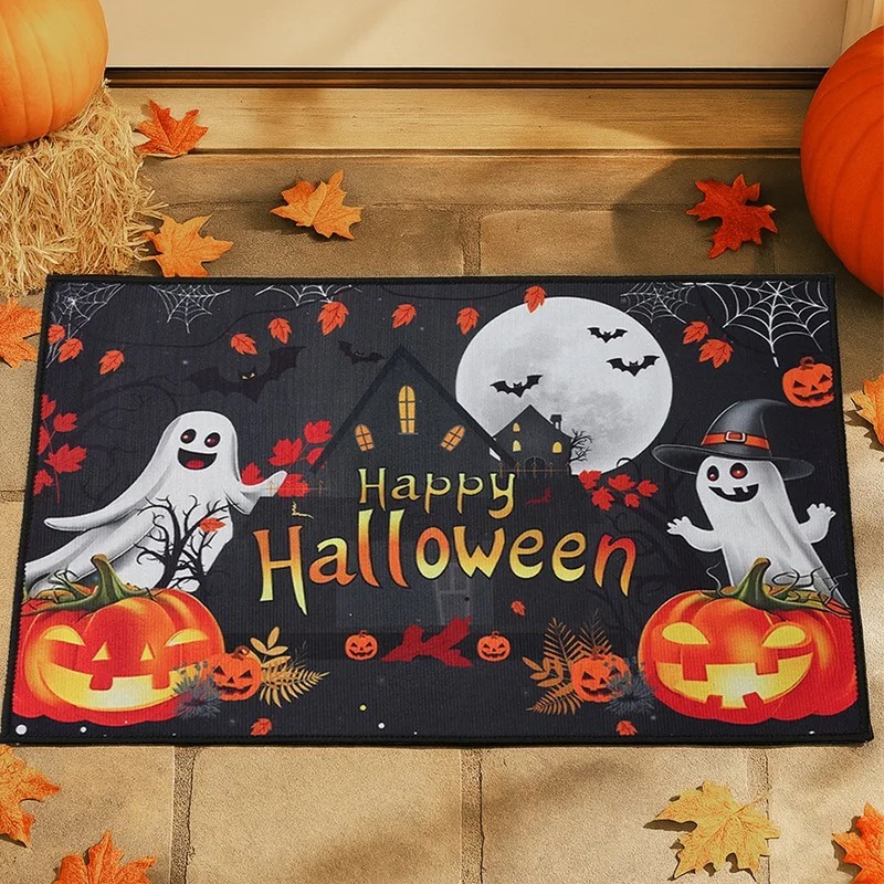 Halloween Pumpkin Doormat Hall - Aquarium Zombie review and price