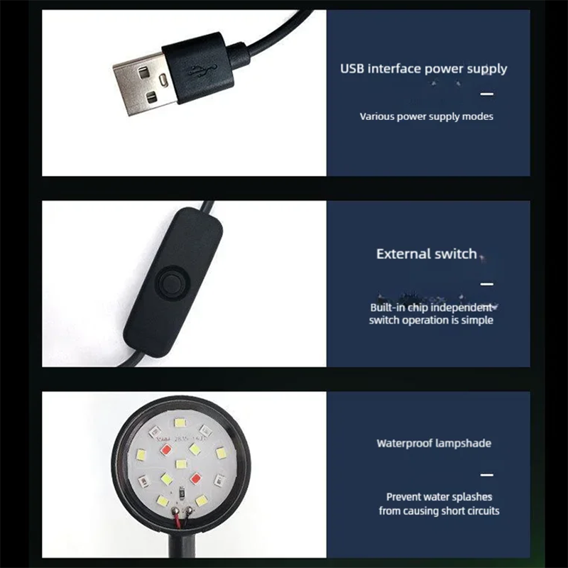 USB LED Fish Tank Clip Lamp Hi - Aquarium Plant Grow Light review and price