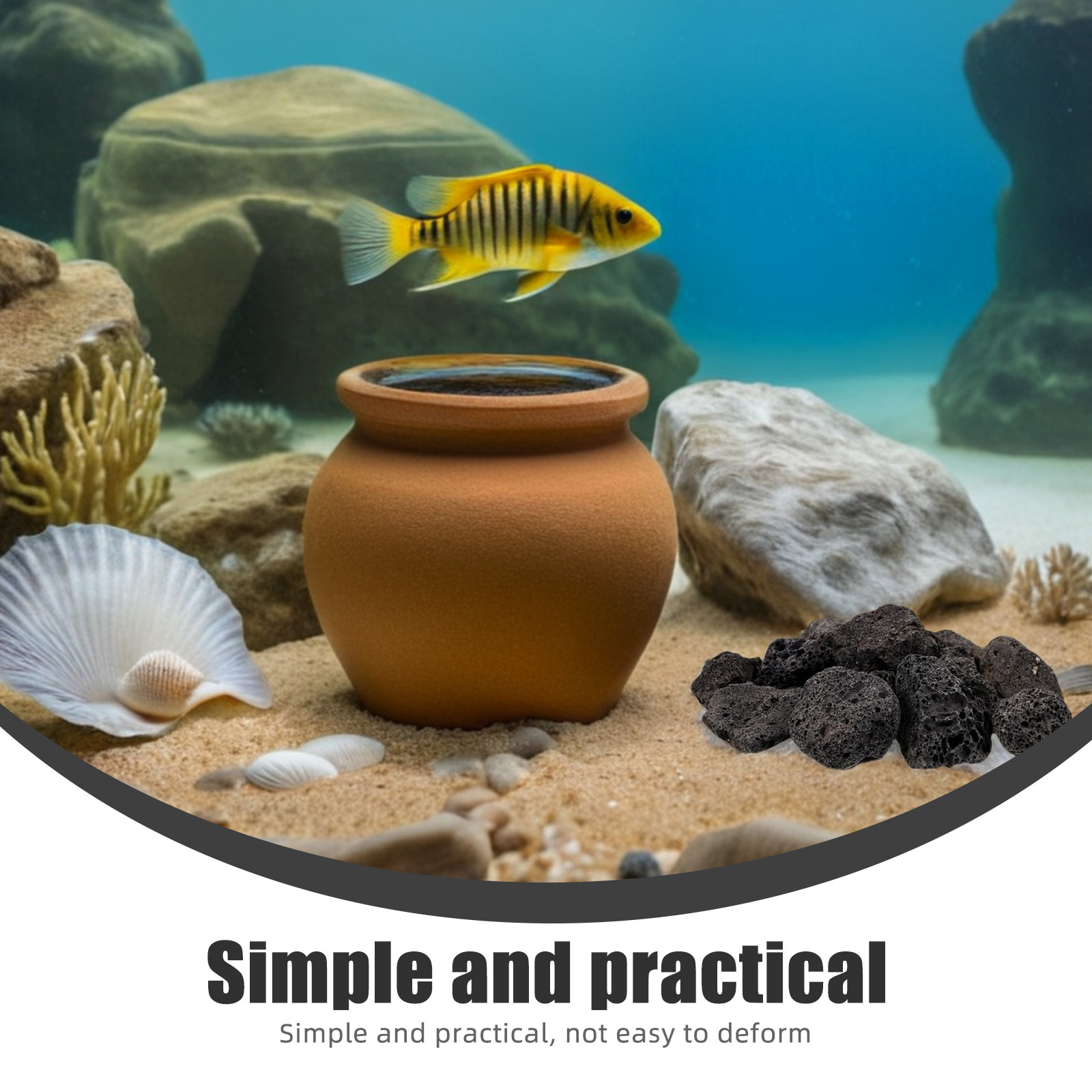 1Pack Natural Volcanic Stones  - Aquarium Plants review and price