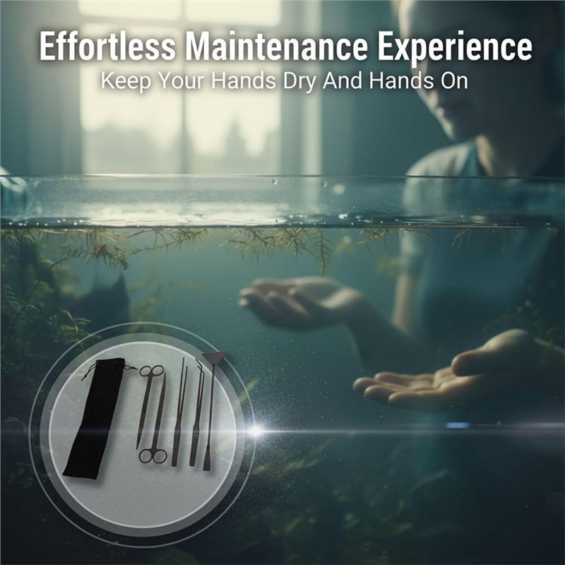 IALJ-Long Black Stainless Stee - Planted Aquarium Tool Kit review and price