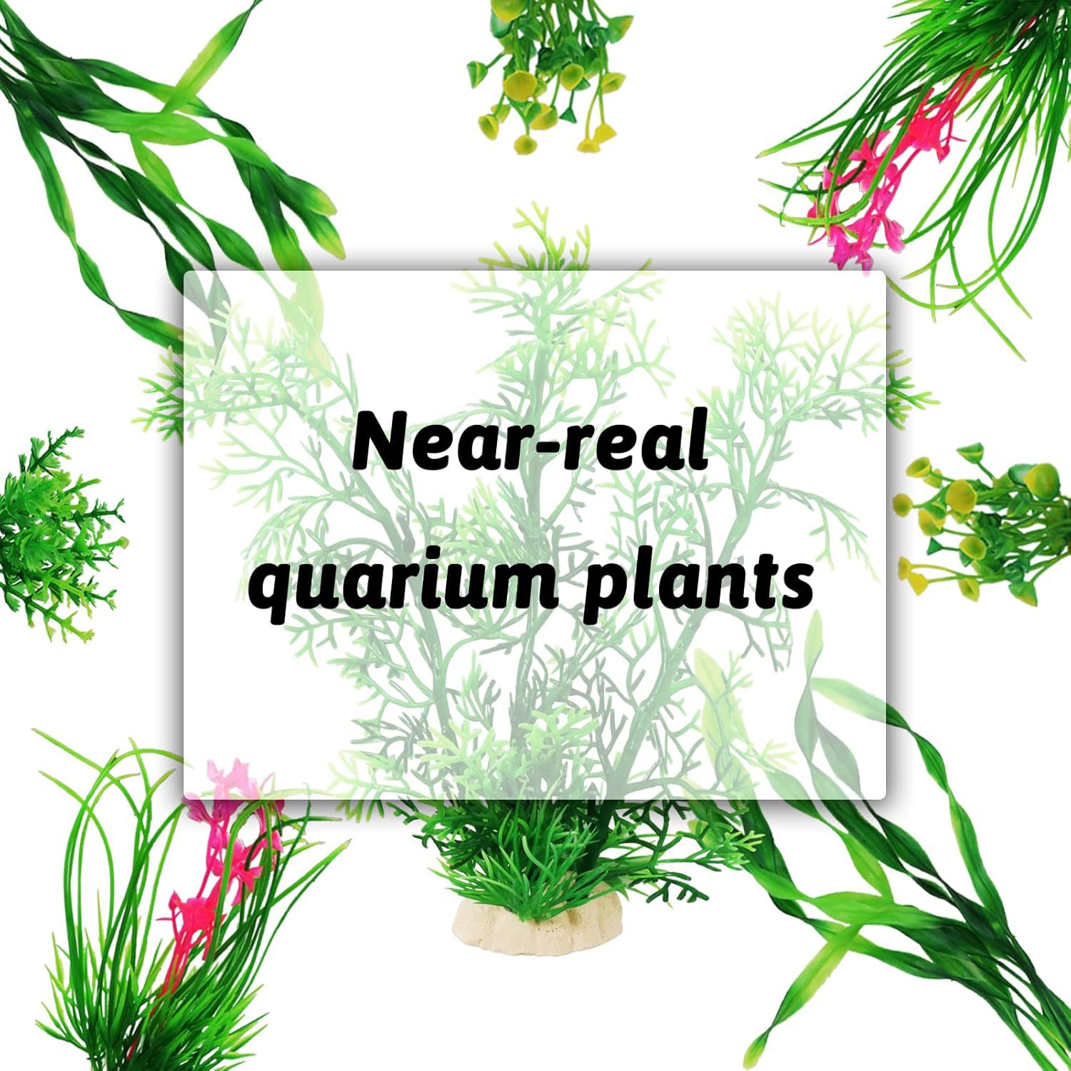 Artificial Aquarium Plants Set - Planted Aquarium For Beginners review and price