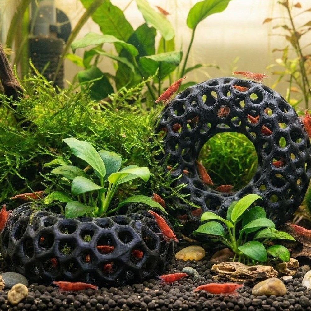 3D Printed Fish Shrimp Hiding  - Planted Aquarium Moss review and price